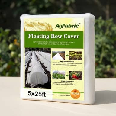 Agfabric 0.9 oz Frost Blanket Floating Row Cover (10 x 50 ft)