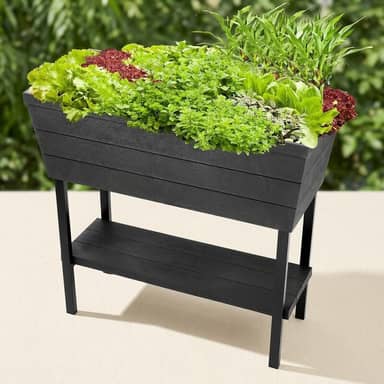 Keter Urban Bloomer Self-Watering Resin Planter
