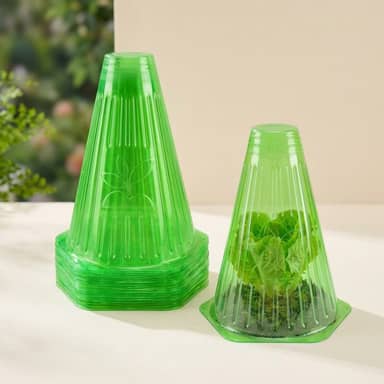 warmfarm Reusable Garden Cloches with Top Hole (8.6 in, 40-Pack)