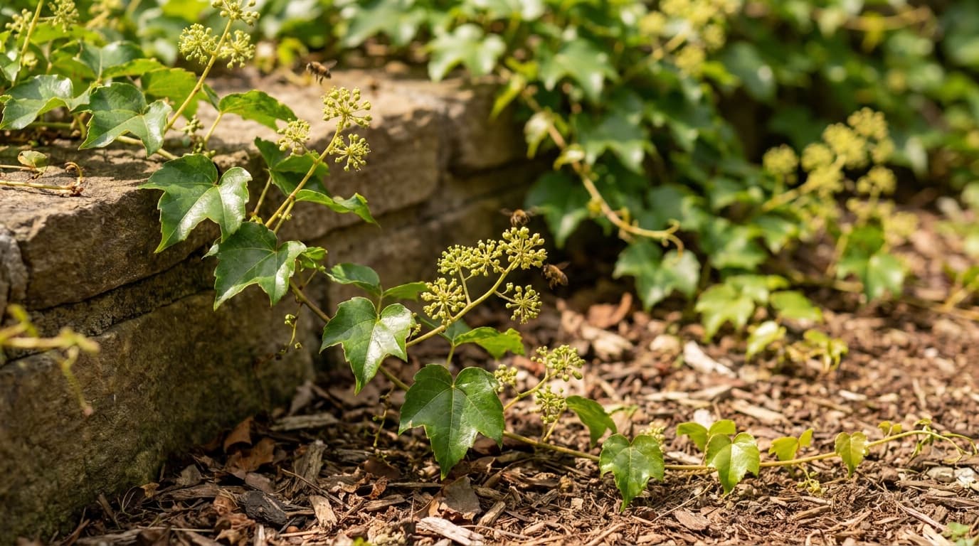 Boston Ivy growing in a garden