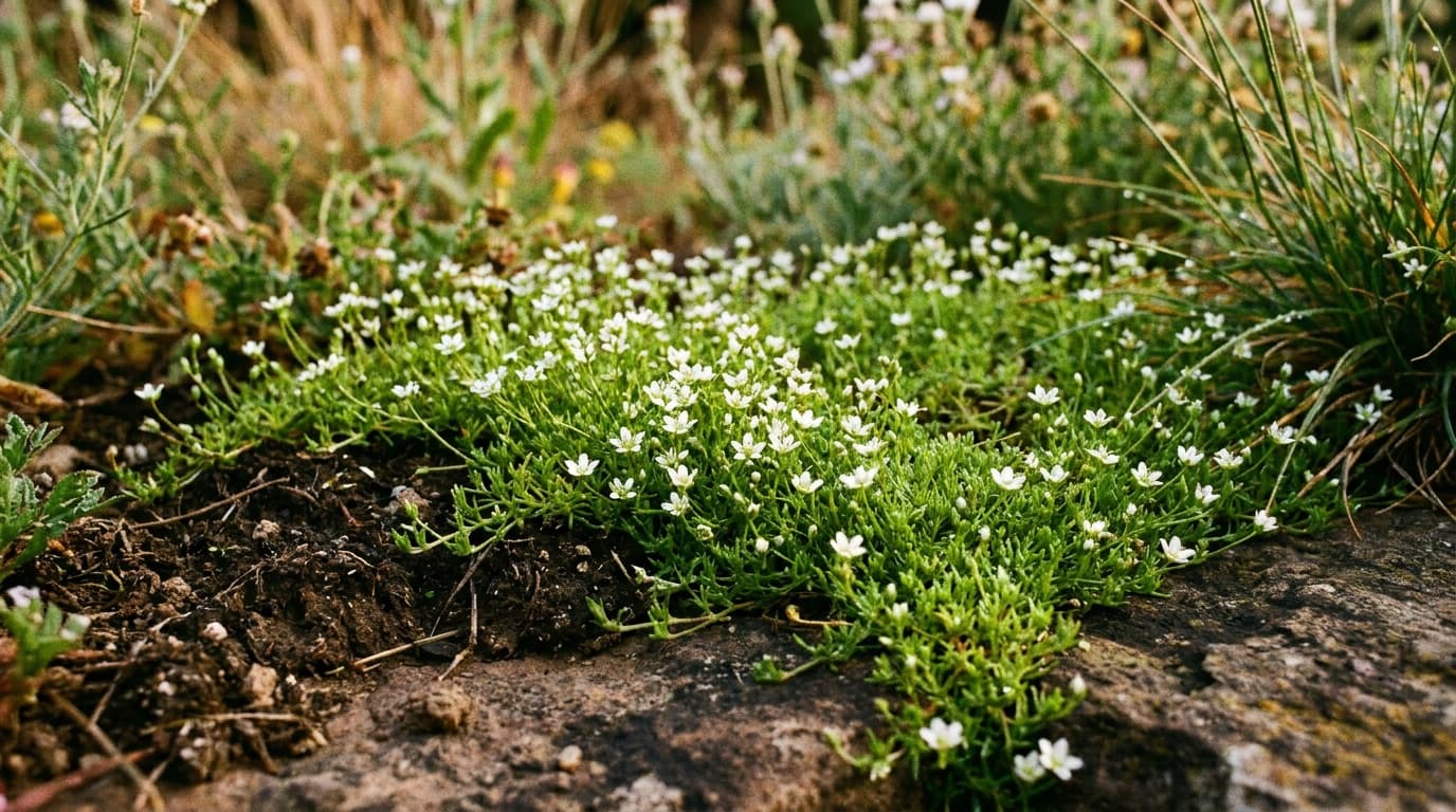 Irish Moss growing in a garden