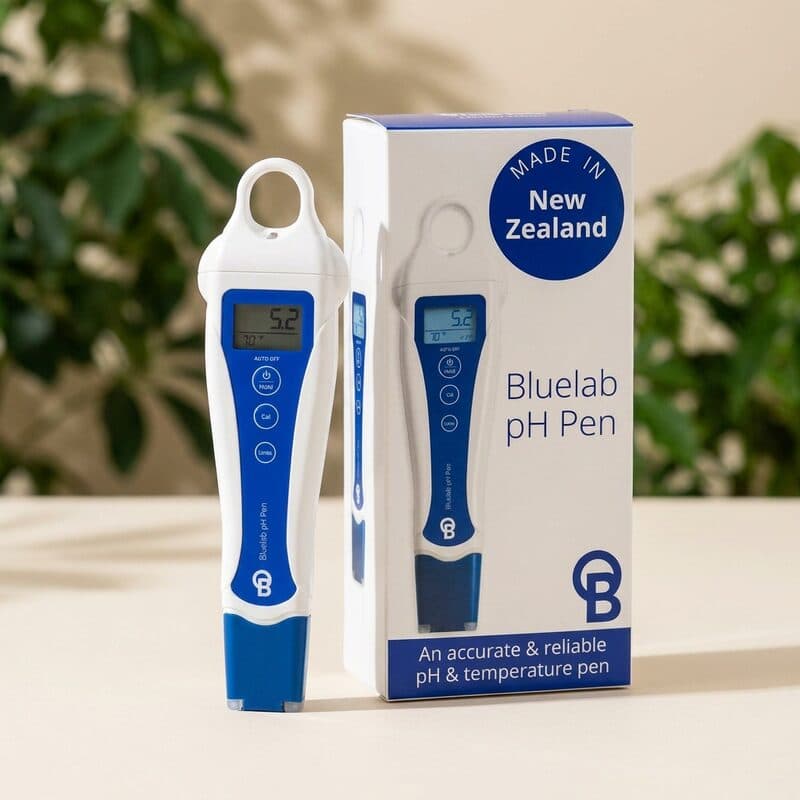 Bluelab Soil pH Pen with its retail box