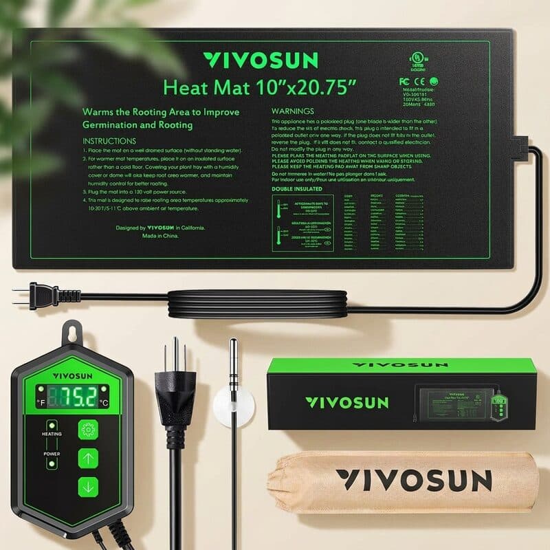 VIVOSUN Seedling Heat Mat (10 x 20.75 in)