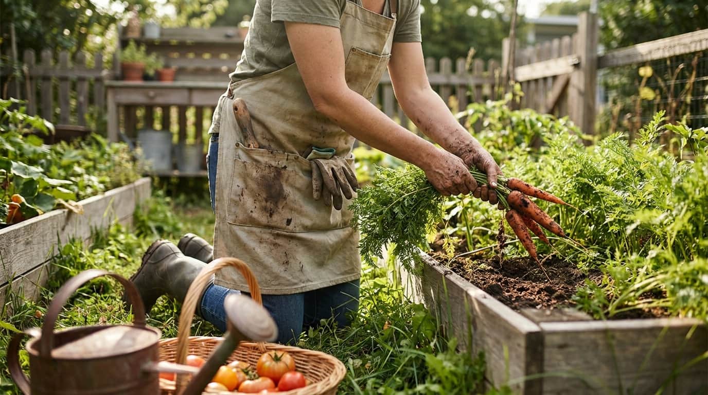 Best garden aprons for harvesting and toolkeeping