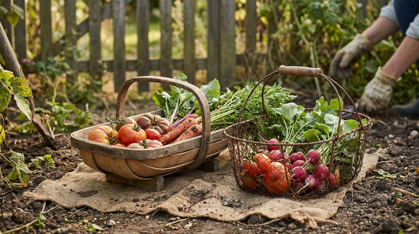 Best harvest baskets for gathering and rinsing produce