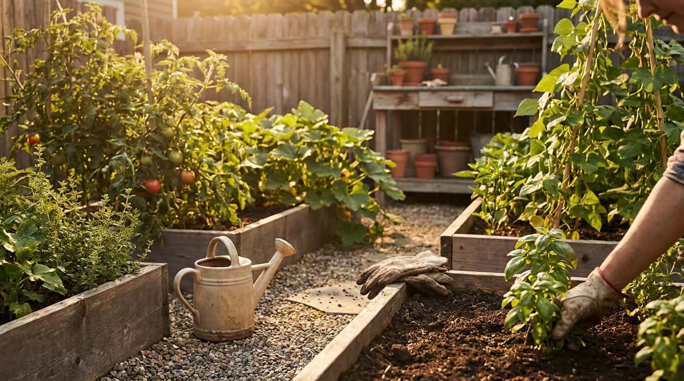 Crop rotation for home gardens