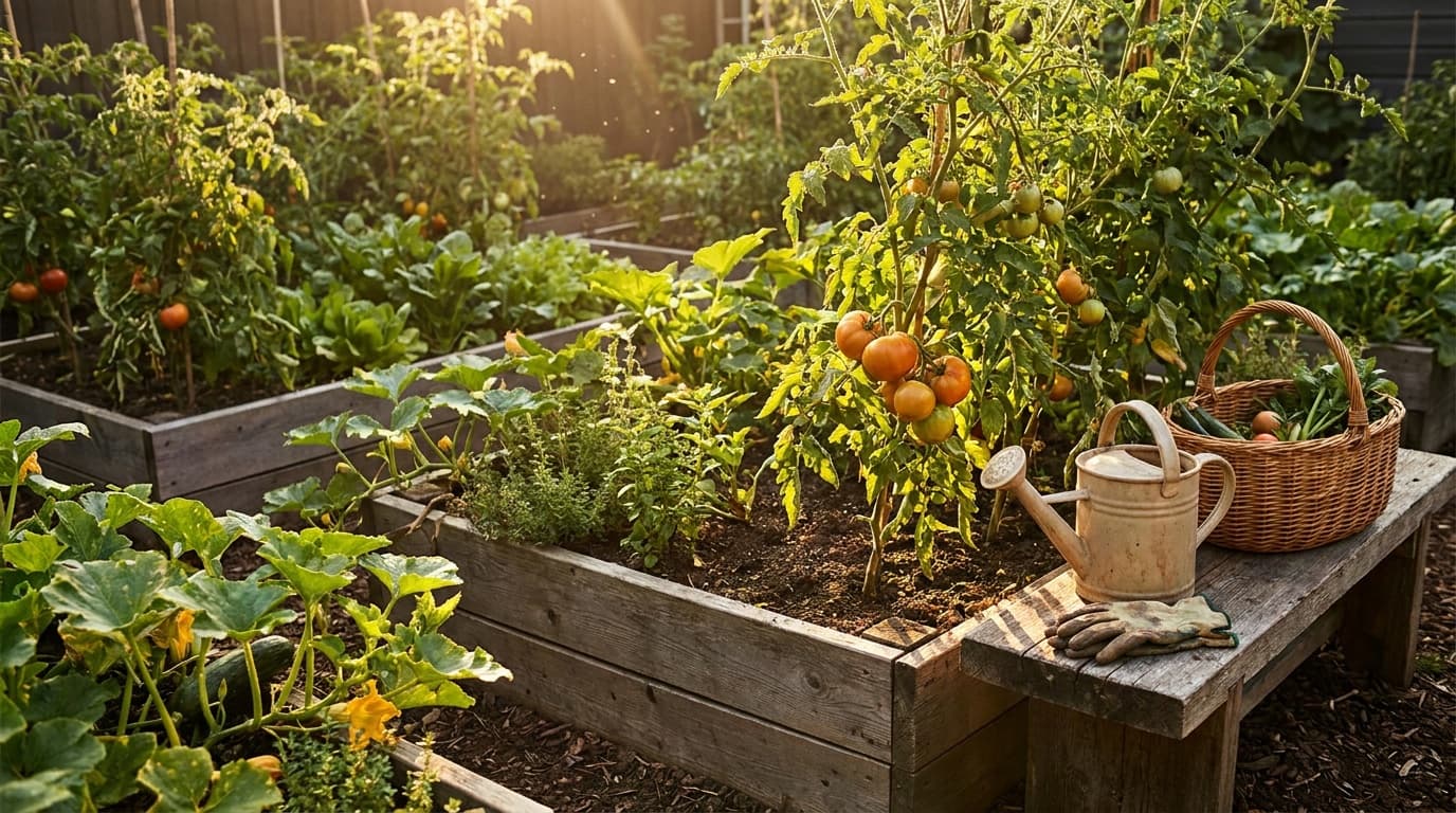 Growing vegetables in shade