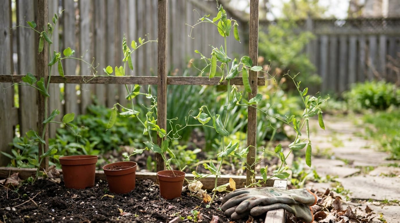 How to grow peas