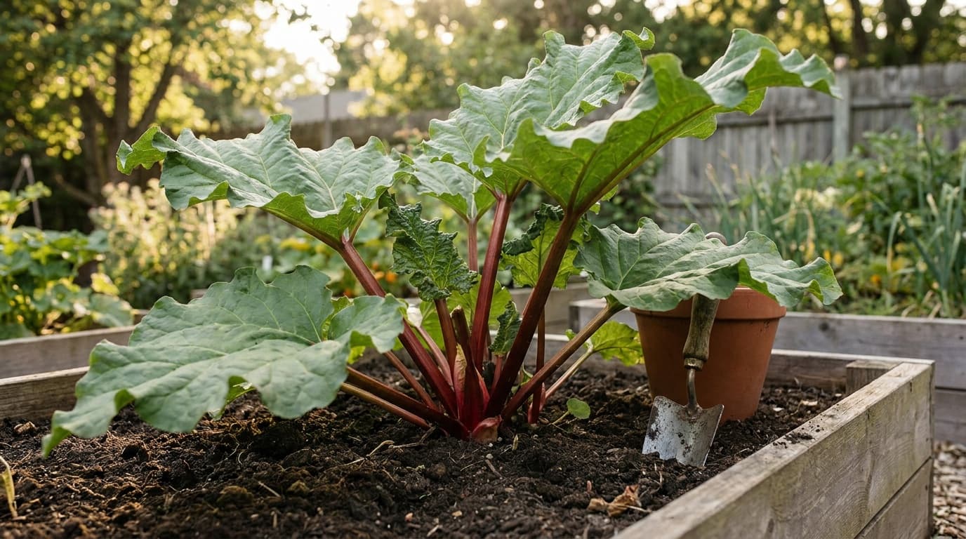 How to grow rhubarb