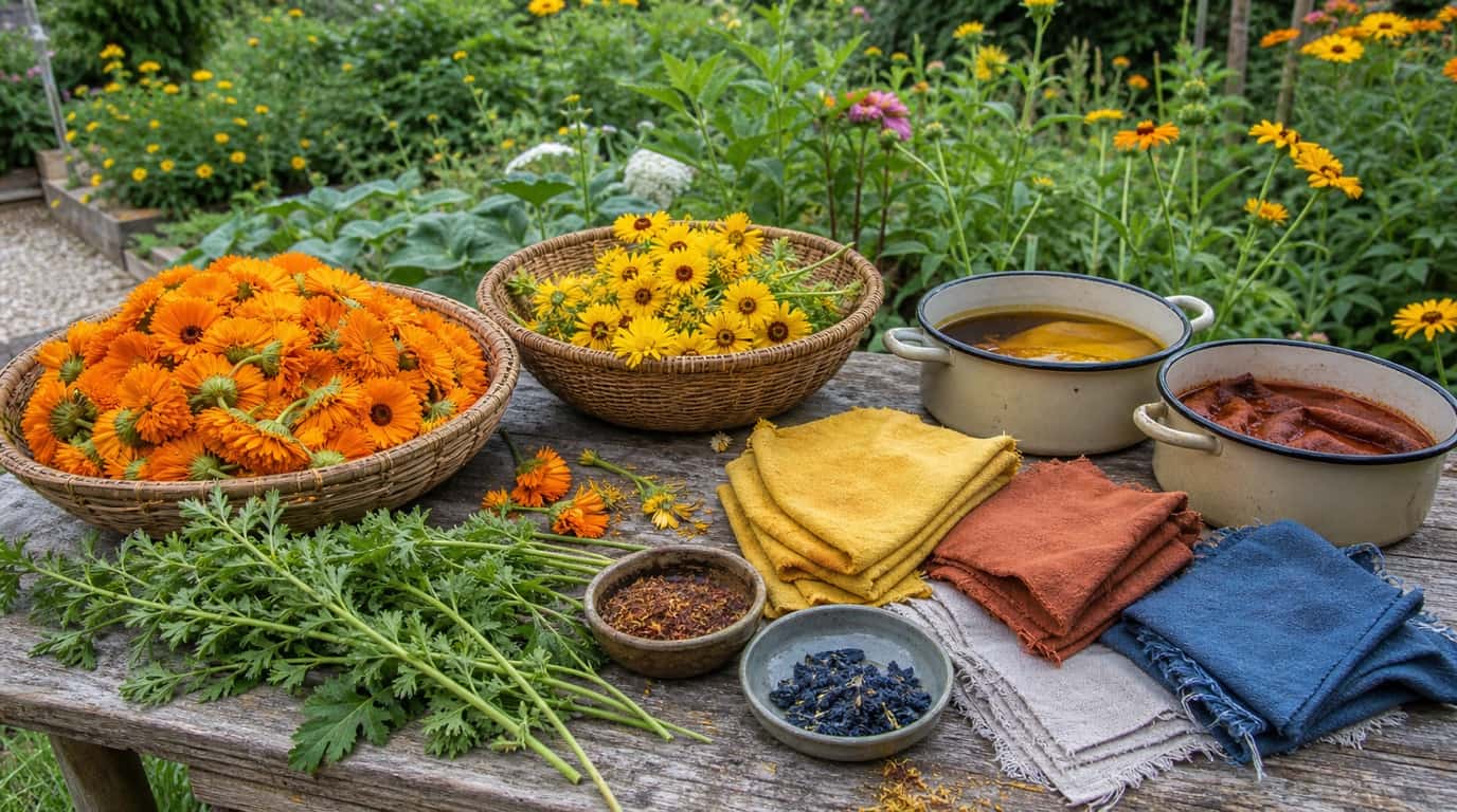 Plants for natural dyes: growing a dye garden that actually yields color