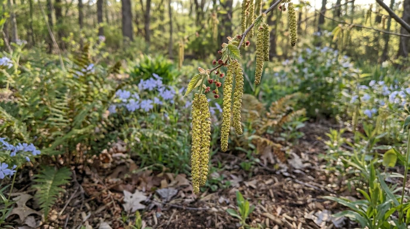 American Hornbeam growing in a garden
