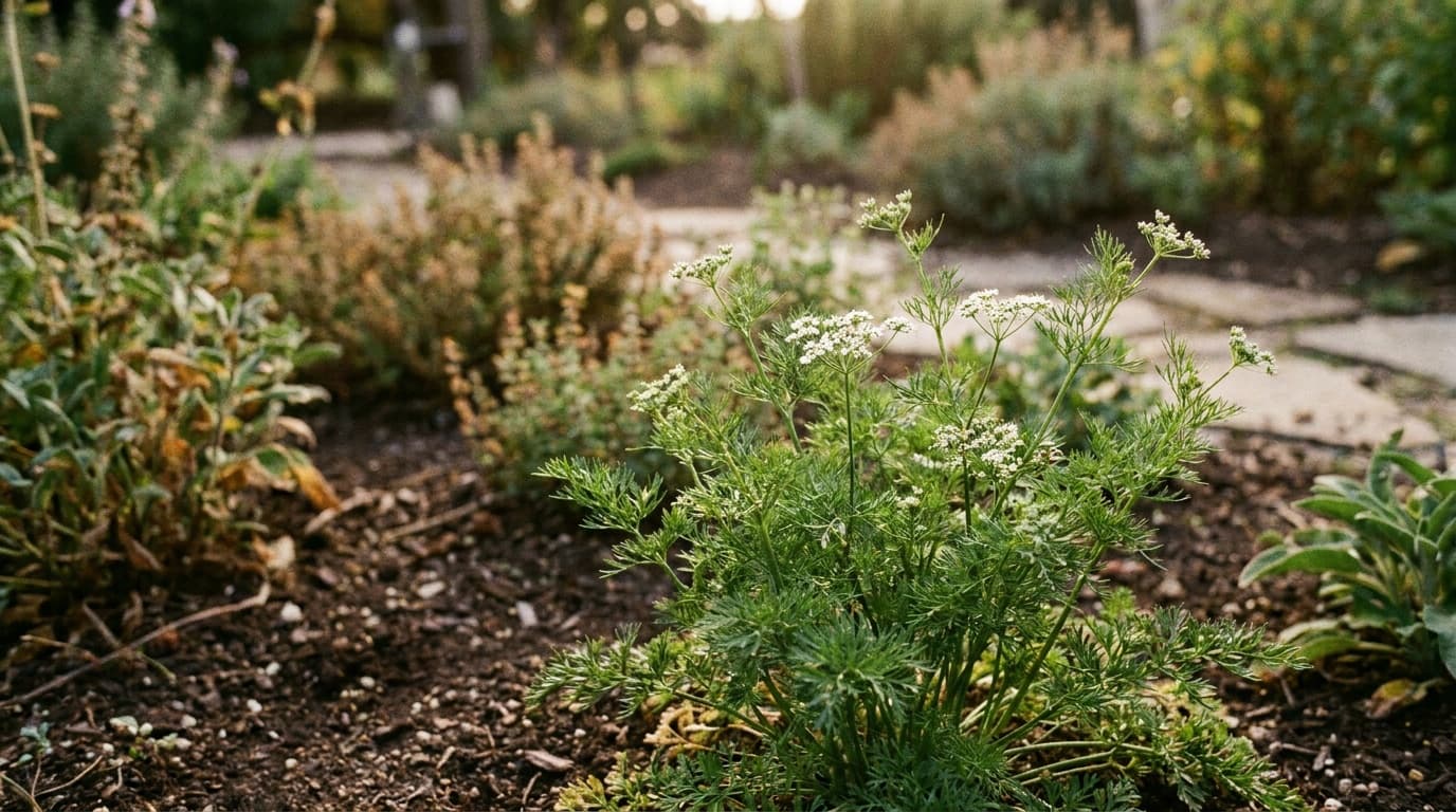 Anise growing in a garden