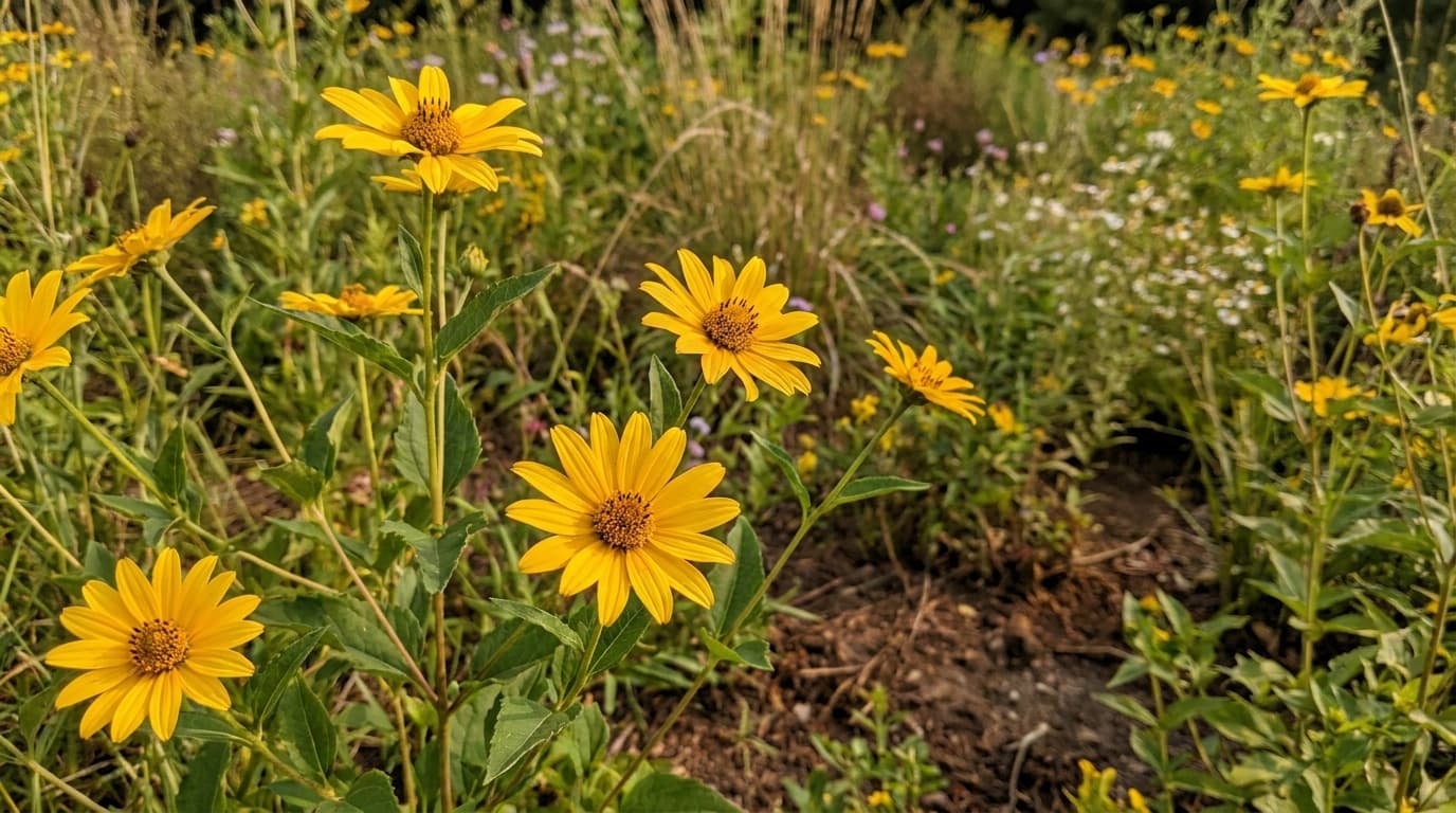 False Sunflower growing in a garden