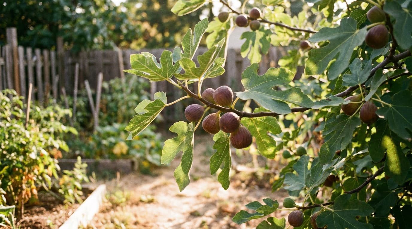 Fig growing in a garden