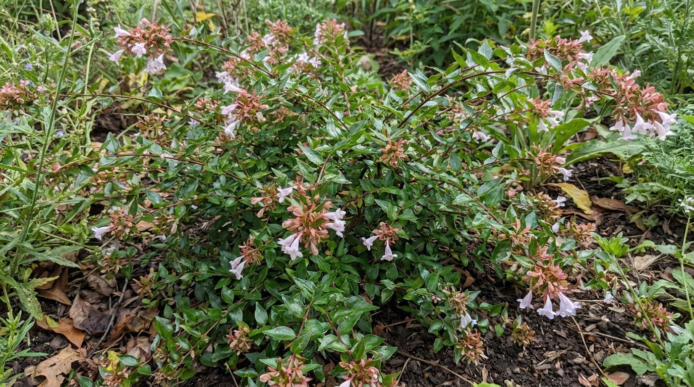 Glossy Abelia growing in a garden