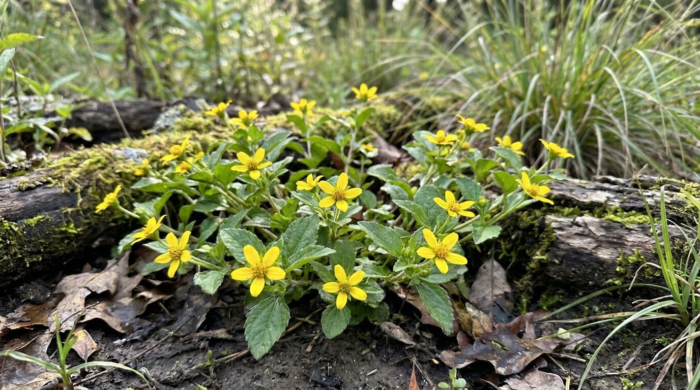 Green and Gold growing in a garden