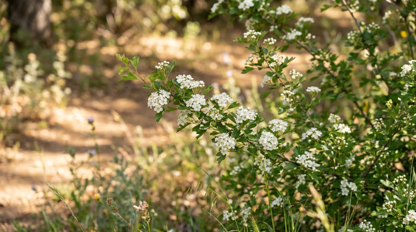 Washington Hawthorn growing in a garden