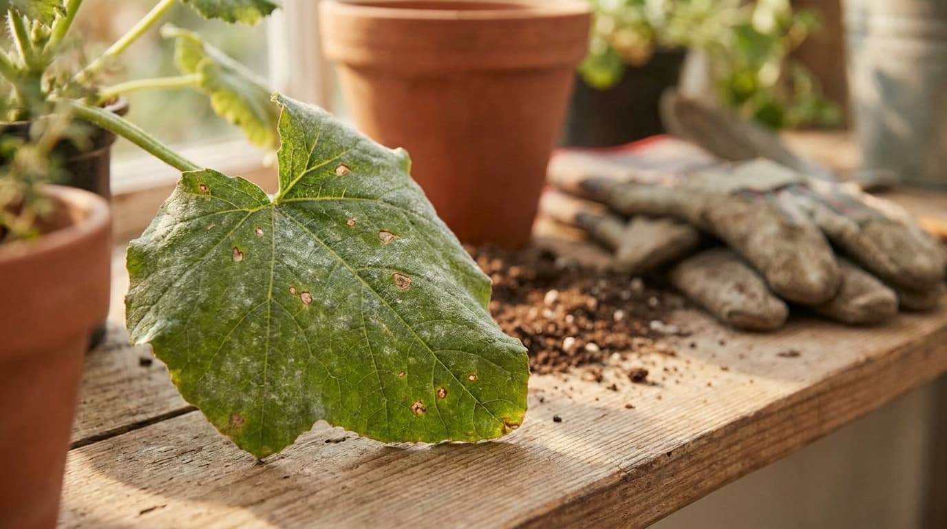 Alternaria leaf spot in the garden