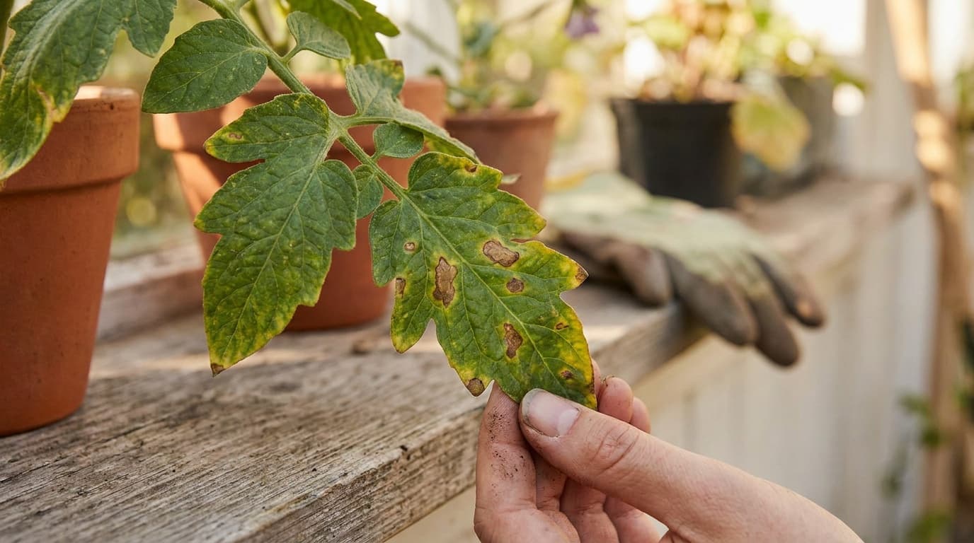 Early blight on tomatoes and potatoes