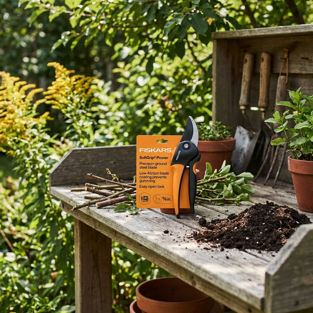 Fiskars Steel Bypass Pruning Shears