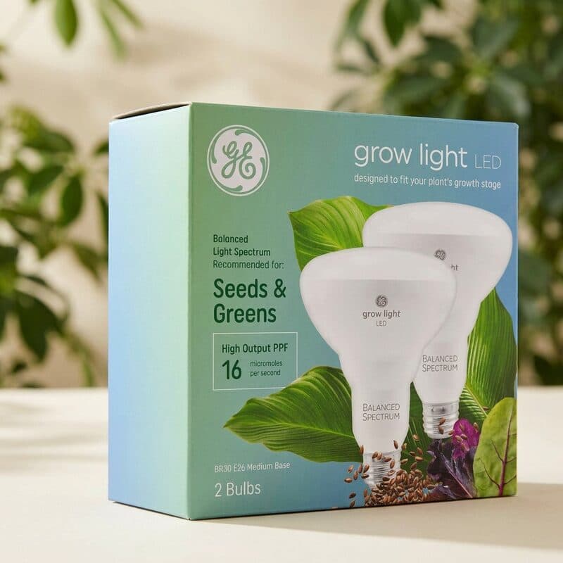 GE Grow LED Light Bulb (BR30, Balanced Spectrum)