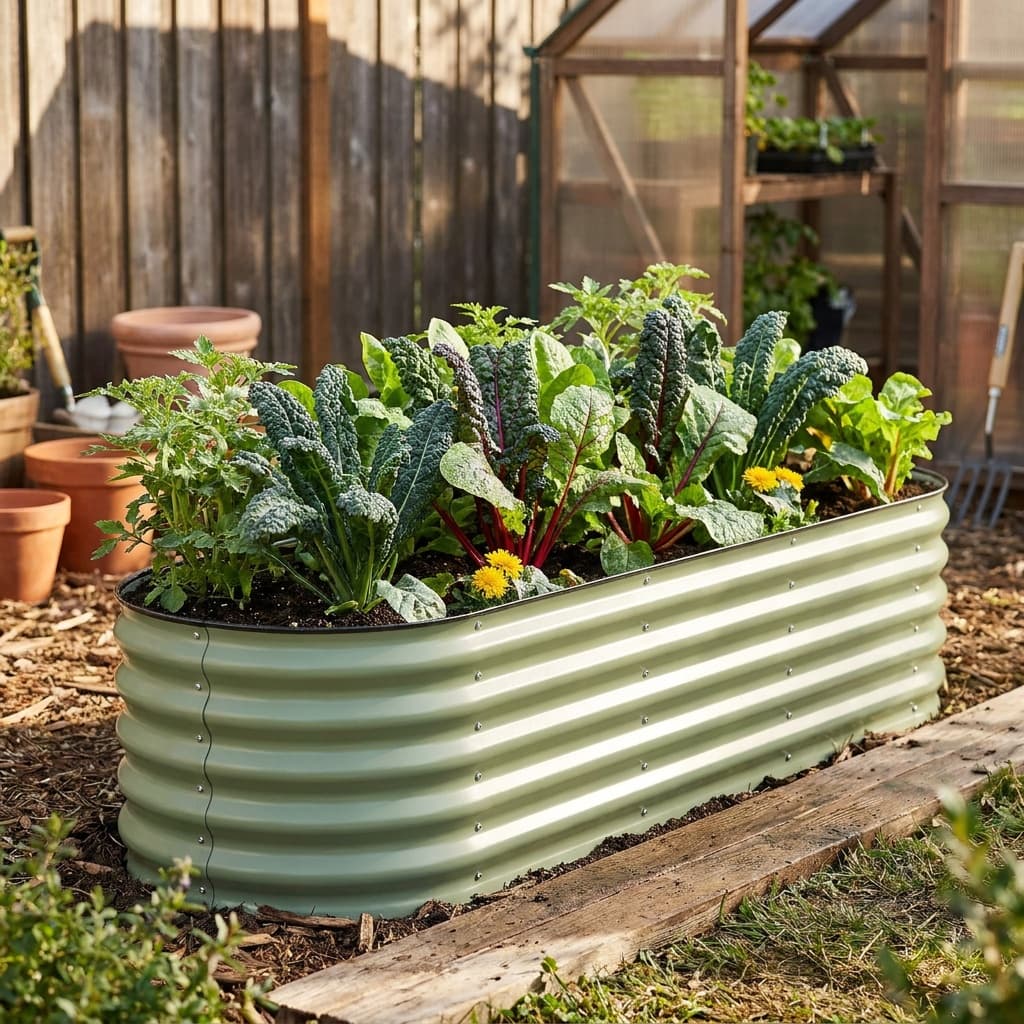 Vego Garden 17 in Tall (9-in-1) Modular Metal Raised Bed